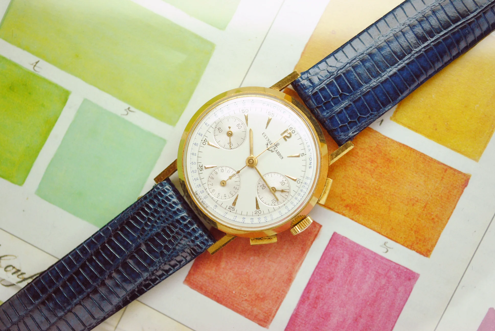 Ulysse Nardin 18k Rose Gold Chronograph — Argentina Licensed Case